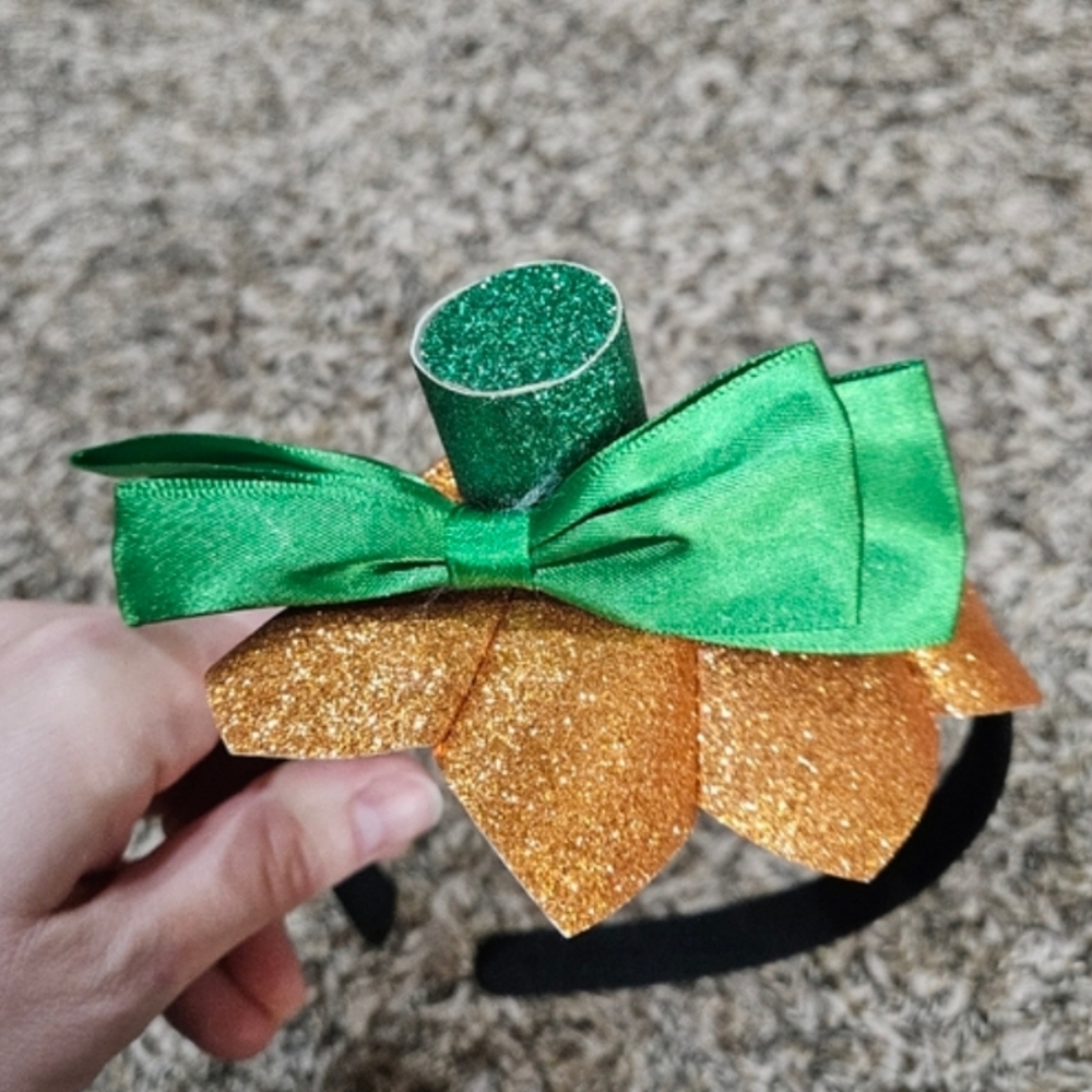 Amazon Pumpkin Top Headband